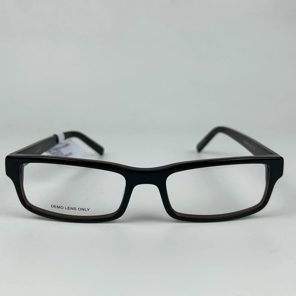 Walmart Contour FM9238Z Mens Eyeglasses Frame Black Brown Full Rim 53-17-140